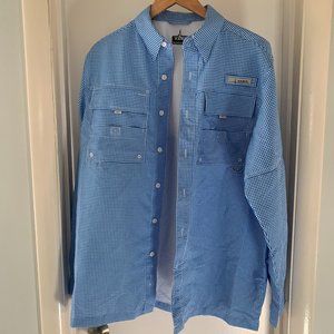 Habit Medium Fishing Shirt Long Sleeve Button Up